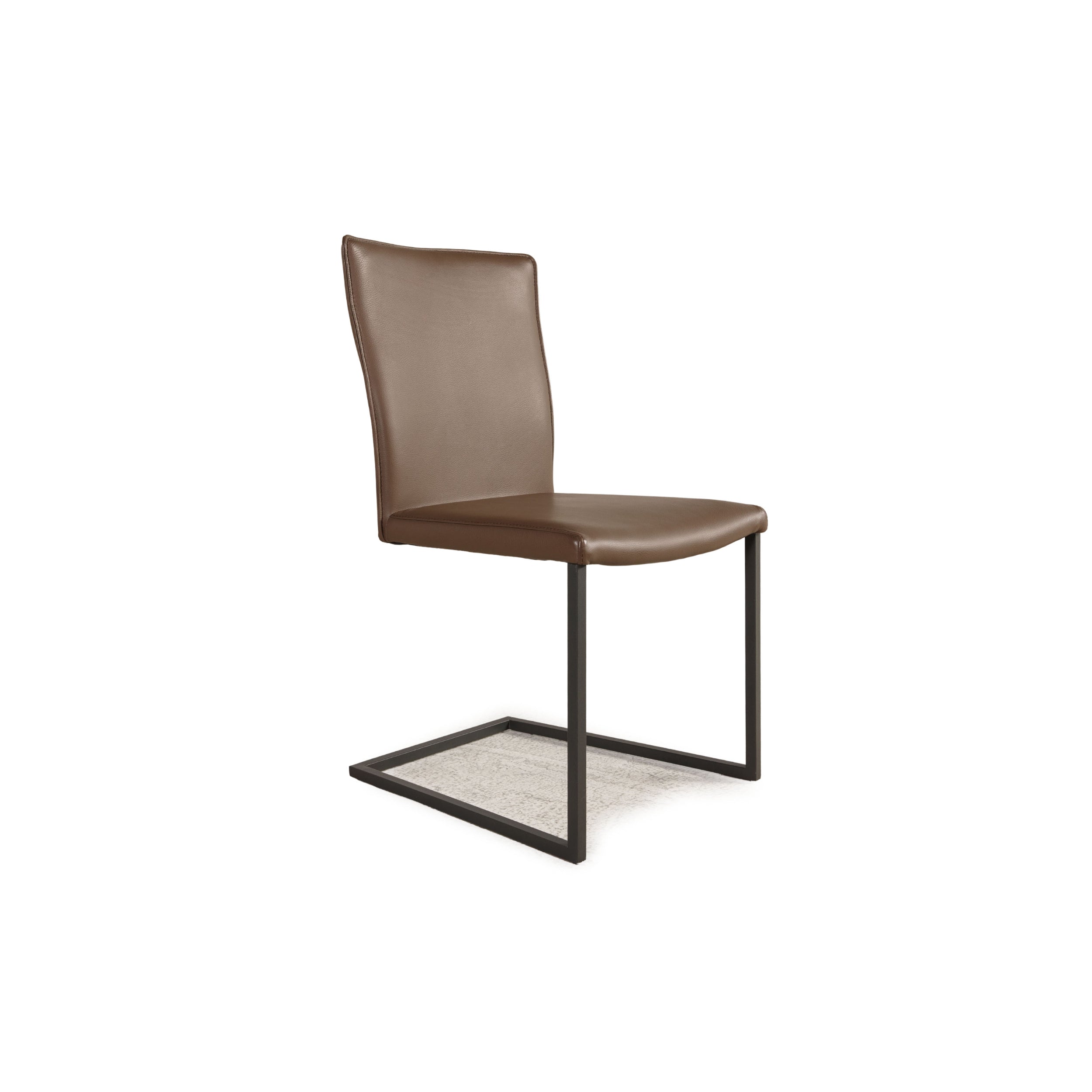 WK Wohnen Stuhl WK 701 Dunkelbraun Leder - 2. Hand - Revive.de