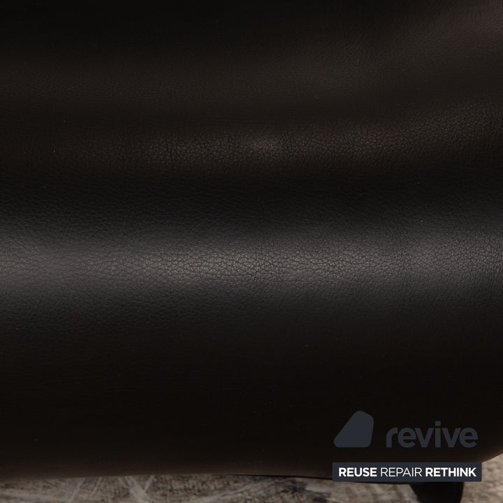 WK Wohnen Solo 699 Leather Armchair Black Function