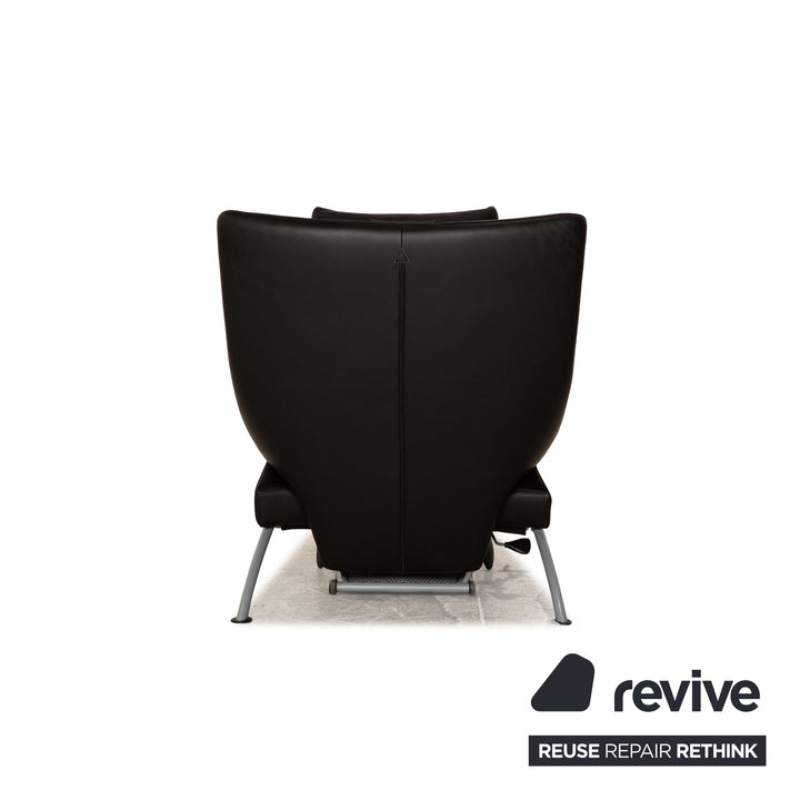 WK Wohnen Solo 699 Leather Armchair Black Function