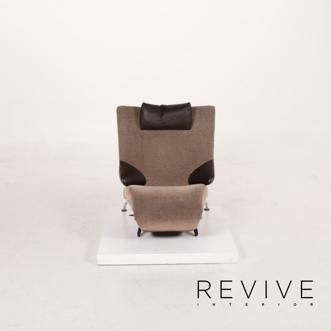 WK Wohnen Solo 699 fabric armchair brown lounger relaxation function #14886