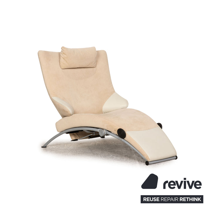 WK Wohnen Solo 699 fabric armchair cream