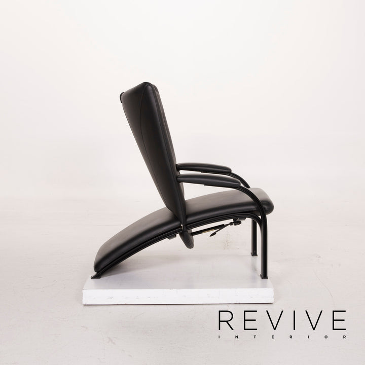 WK Wohnen Spot 698 leather armchair black function relaxation function #15295