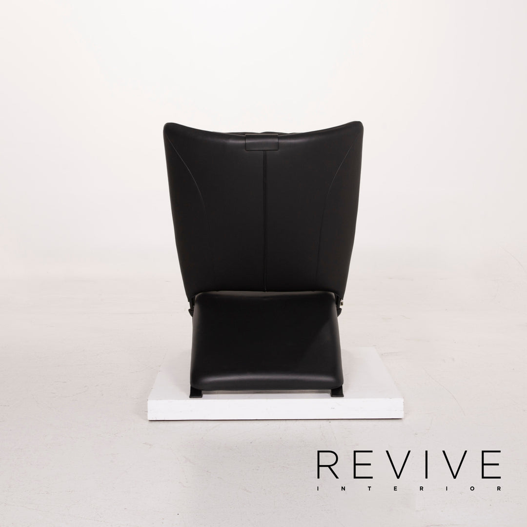 WK Wohnen Spot 698 leather armchair black function relaxation function #15295