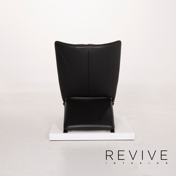 WK Wohnen Spot 698 leather armchair black function relaxation function #15295