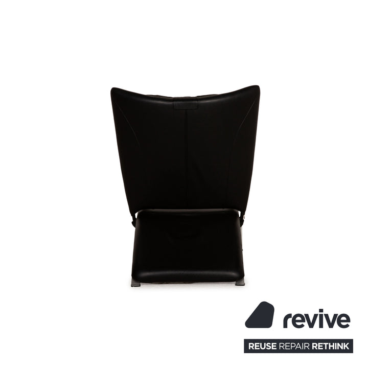 WK Wohnen Spot 698 Leder Sessel Schwarz Funktion Relaxfunktion