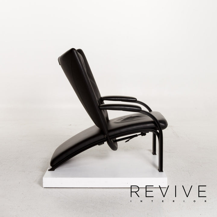 WK Wohnen Spot 698 leather armchair black function relax function relax armchair #13268