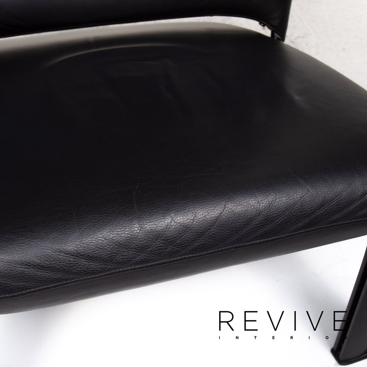 WK Wohnen Spot 698 leather armchair black function relax function relax armchair #13268