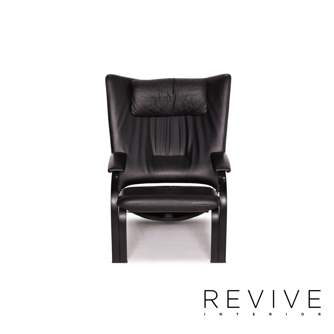 WK Wohnen Spot 698 Leder Sessel Schwarz Relaxfunktion Funktion Relaxsessel