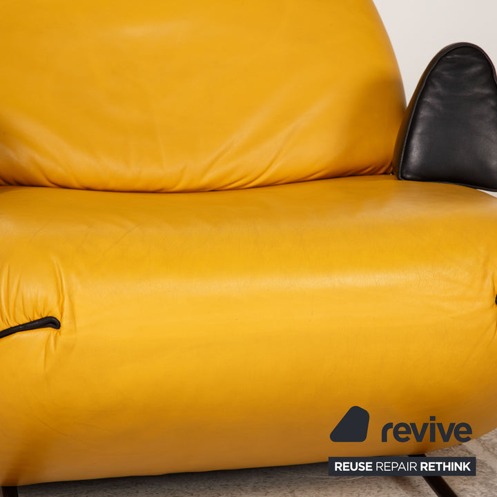 WK Wohnen WK 694 Leder Sessel Gelb Funktion Relaxfunktion