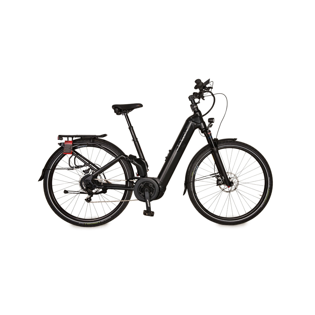 Zemo E-City Bike ZE FS 10F 2022 Schwarz Aluminium