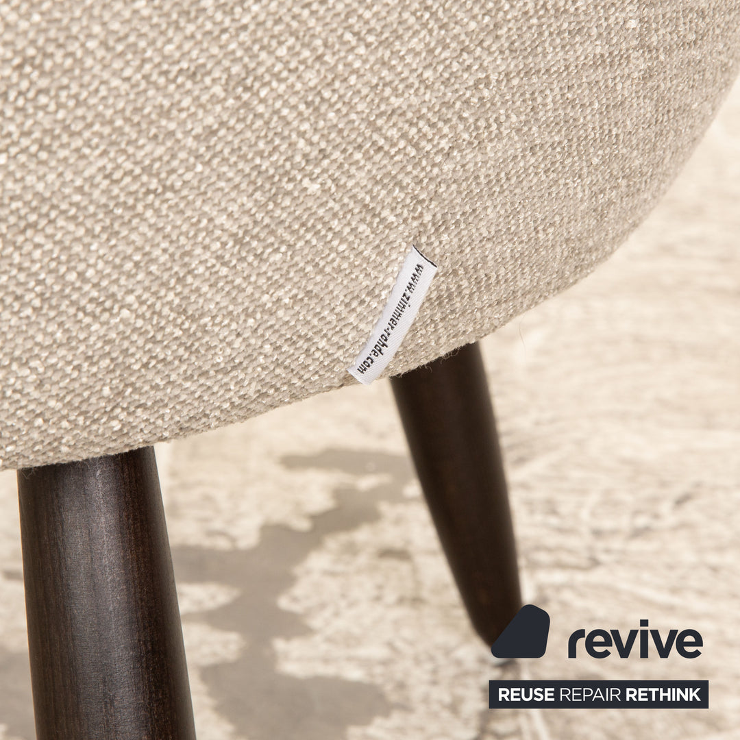 Zimmer + Rohde Club Stuhl Creme Stoff Sessel