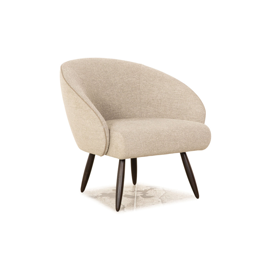 Zimmer + Rohde Club Stuhl Creme Stoff Sessel
