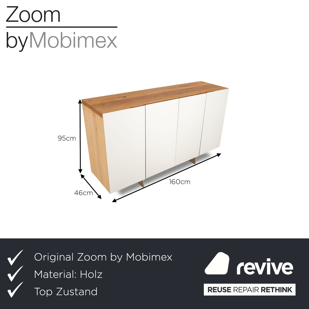 Zoom by Mobimex Tix wooden sideboard silver