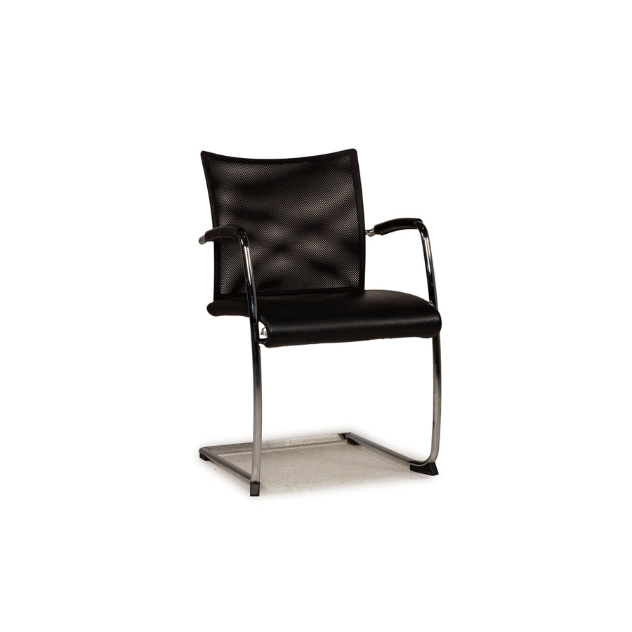 Züco Leather Chair Black Mesh